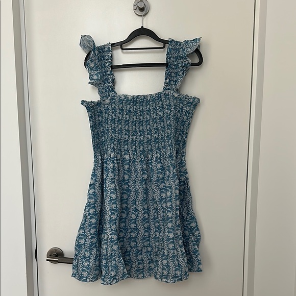 Hill House Dresses & Skirts - Hill House Blue and White Mini Nap Dress